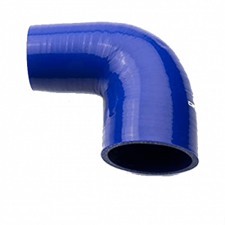curva 90 gradi in silicone blu
