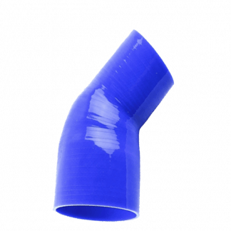 curva 45 in silicone riduzione blu