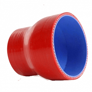 riduzione in silicone dritta rossa con imbocchi di diametro diverso