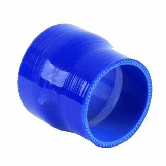 riduzione in silicone dritta blu con imbocchi di diametro diverso