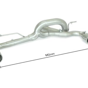 Impianto di Scarico sportivo BMW Serie1 F20 F21 2011 2019 F20 125d 165kW ...